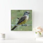 B31ウエスタンキングバード スクエア壁時計 (ホーム)