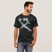 B36ピースメーカー機空軍航空 Tシャツ (正面フル)