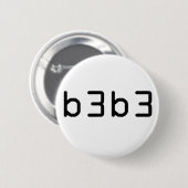 b3b3 缶バッジ (正面&裏面)