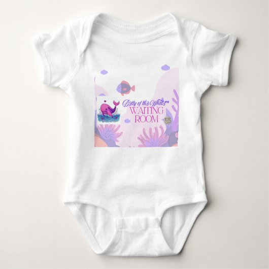 B3lly of th3 Whal3 Waiting Room baby bodysuit ベビーボディスーツ (正面)