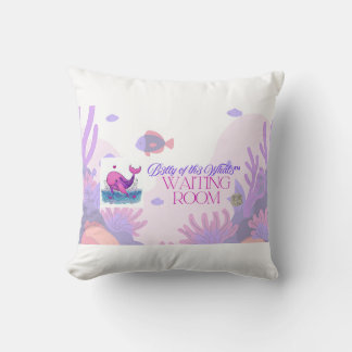 B3lly of th3 Whal3 Waiting Room throw pillow クッション