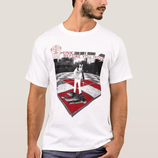 b4を考えて下さい tシャツ (正面)