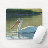 B4モモイロペリカン マウスパッド (マウス)