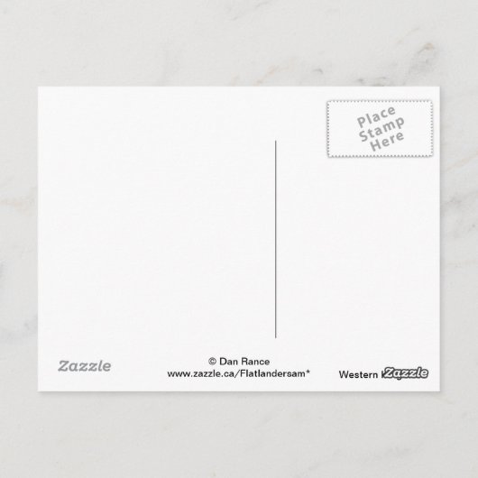 B44ウエスタンキングバード ポストカード (裏面)