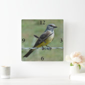 B44 アメリカオニヒラトリ スクエア壁時計 (ホーム)