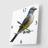 B45アメリカオオバシズク スクエア壁時計 (傾斜)