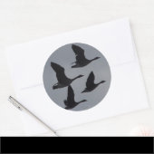 B46フライトシルエットでカナダのゲーゼ ラウンドシール (封筒)