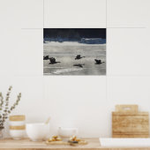 B47 カナダガン凍った川の上を飛ぶ ポスター (キッチン)