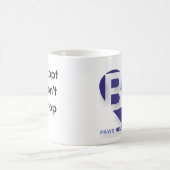 B4 - Barktastic Adopt買物をしません コーヒーマグカップ (中央)