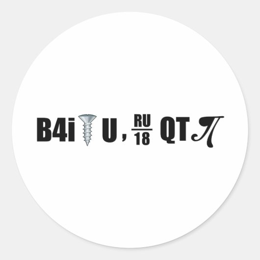 B4iねじU RU 18 QT pi以上 ラウンドシール (正面)