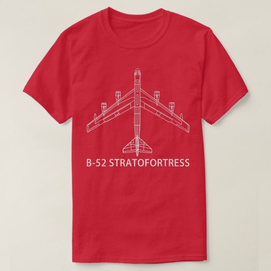 B52ストラトフォレストボマー飛行機ギフト回路図Blu Tシャツ (デザイン正面)