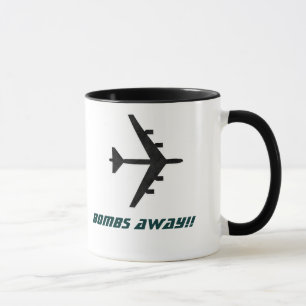 B52ストラトフォートフォートボマー空軍シルエット マグカップ