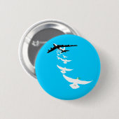 B52平和急降下爆撃機 缶バッジ (正面&裏面)