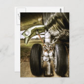 B52爆弾着陸ギア ポストカード (正面/裏面)