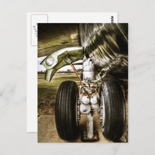 B52爆弾着陸ギア ポストカード (正面/裏面)