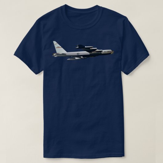 B52 Stratotressをテキストにする Tシャツ (デザイン正面)