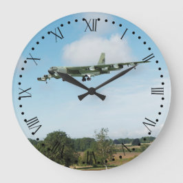 B52 Stratotress-1ローマンダイヤル ラージ壁時計