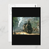 B5305ストップでsteam_Steam列車を上げる ポストカード (正面/裏面)