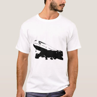 B747英国航空、シルエット Tシャツ