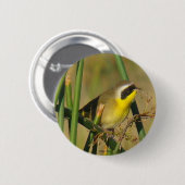 B9一般的イエロースロート 缶バッジ (正面&裏面)