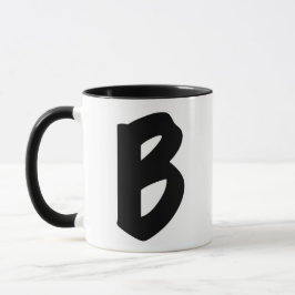 "B"のマグカップ マグカップ