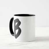 "B"のマグカップ マグカップ (正面左)