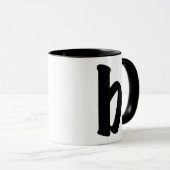 "B"のマグカップ マグカップ (正面右)