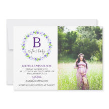 「B」はベイビーシャワーの写真用