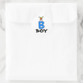 「B」はBOY向け ラウンドシール (バッグ)