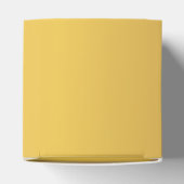 "B"エレガントモノグラム名パーソナライズされた黒金ゴールド フェイバーボックス (上部)