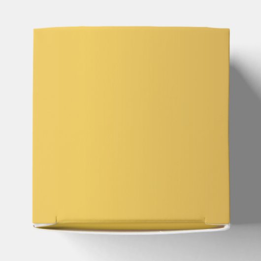 "B"エレガントモノグラム名パーソナライズされた黒金ゴールド フェイバーボックス (上部)