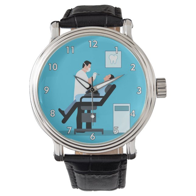 B.クール患者をオフィスに入れた歯科医 腕時計 (正面)