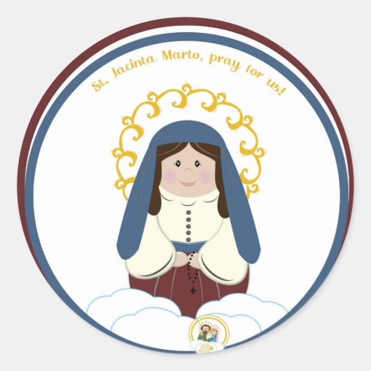 B.ジャキンタクラシックラウンドステッカー ラウンドシール (正面)