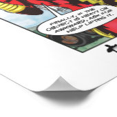 B – セーフ漫画 – 安全昇降 ポスター (角)