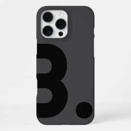 B. - タイポグラフィケース iPhone 16 PRO MAXケース