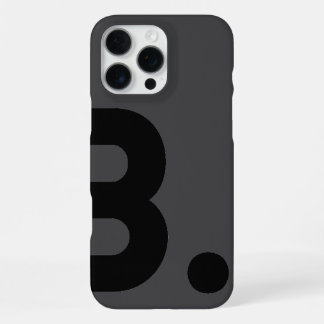 B. - タイポグラフィケース iPhone 16 PRO MAXケース