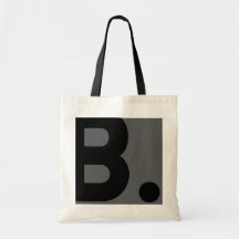 B - タイポグラフィトートバッグ