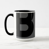 B.- タイポグラフィマグ マグカップ (左)