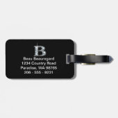 B「ダイヤモンド」きらきら光るラゲッジタグ ラゲッジタグ (裏面横)