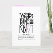 B.ノットカードを結ぶ 招待状 (裏面)