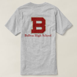 "B"バルボア高校感じスタイル Tシャツ