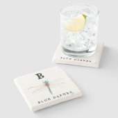 "B"ブルーダーナー ストーンコースター (横)