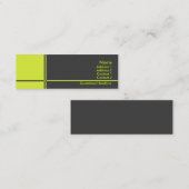 B-プロフェッショナル名刺 スキニー名刺 (正面/裏面)