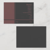 B-プロフェッショナル名刺 名刺 (正面/裏面)