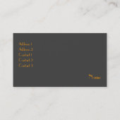 B-プロフェッショナル名刺 名刺 (裏面)