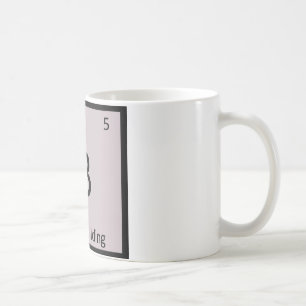 B - ボディビルスポーツ化学元素周期表 コーヒーマグカップ