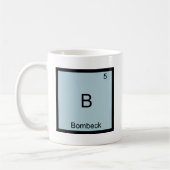 B - ボンベック おもしろ化学記号Tシャツ コーヒーマグカップ (左)