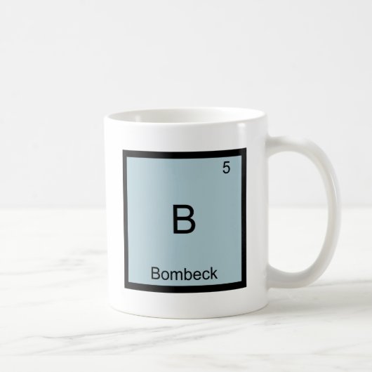 B - ボンベック おもしろ化学記号Tシャツ コーヒーマグカップ (右)