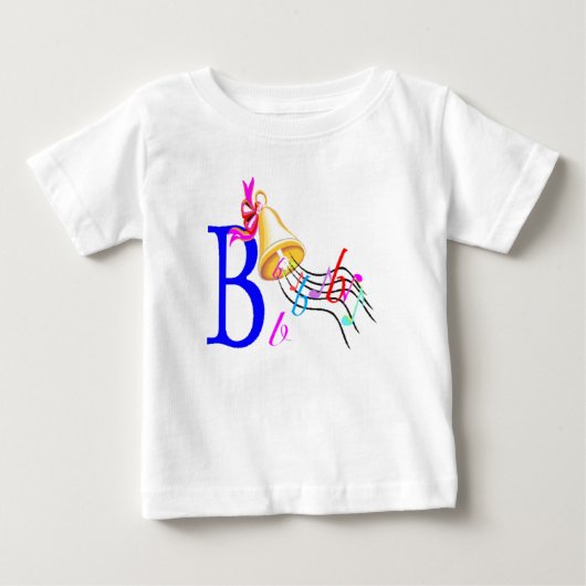 B – モノグラムコレクション ベビーTシャツ (正面)