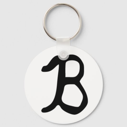 B モノグラム キーチェーン (正面)